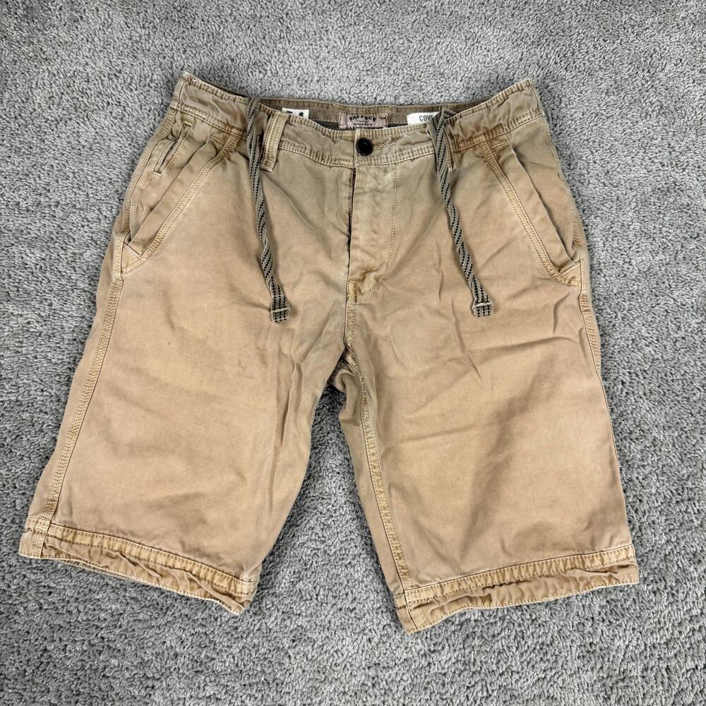 FatFace Shorts Mens 34 Tan Khaki Cove Chino Drawstring Waist Casual Cotton